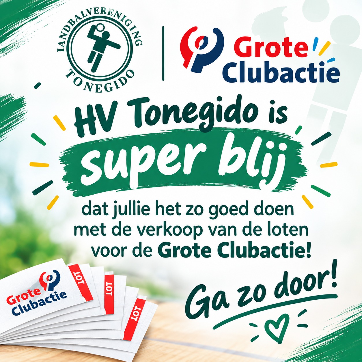 Verkoop Grote Clubactie