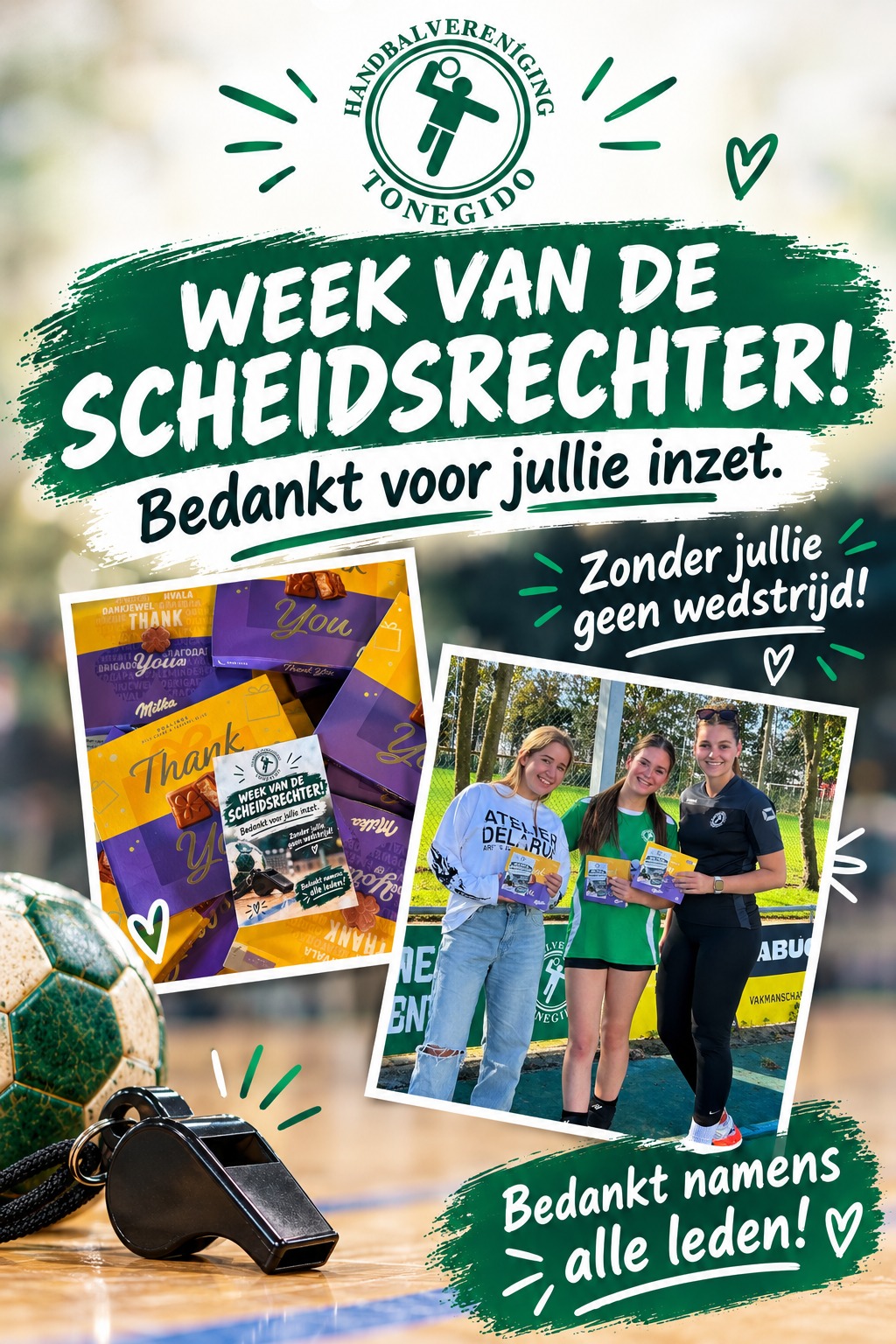 💚 WEEK VAN DE SCHEIDSRECHTER! 🤍
