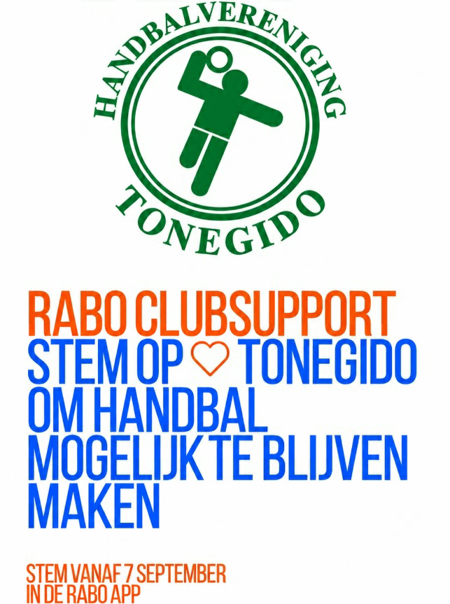 Rabo Clubsupport is begonnen!